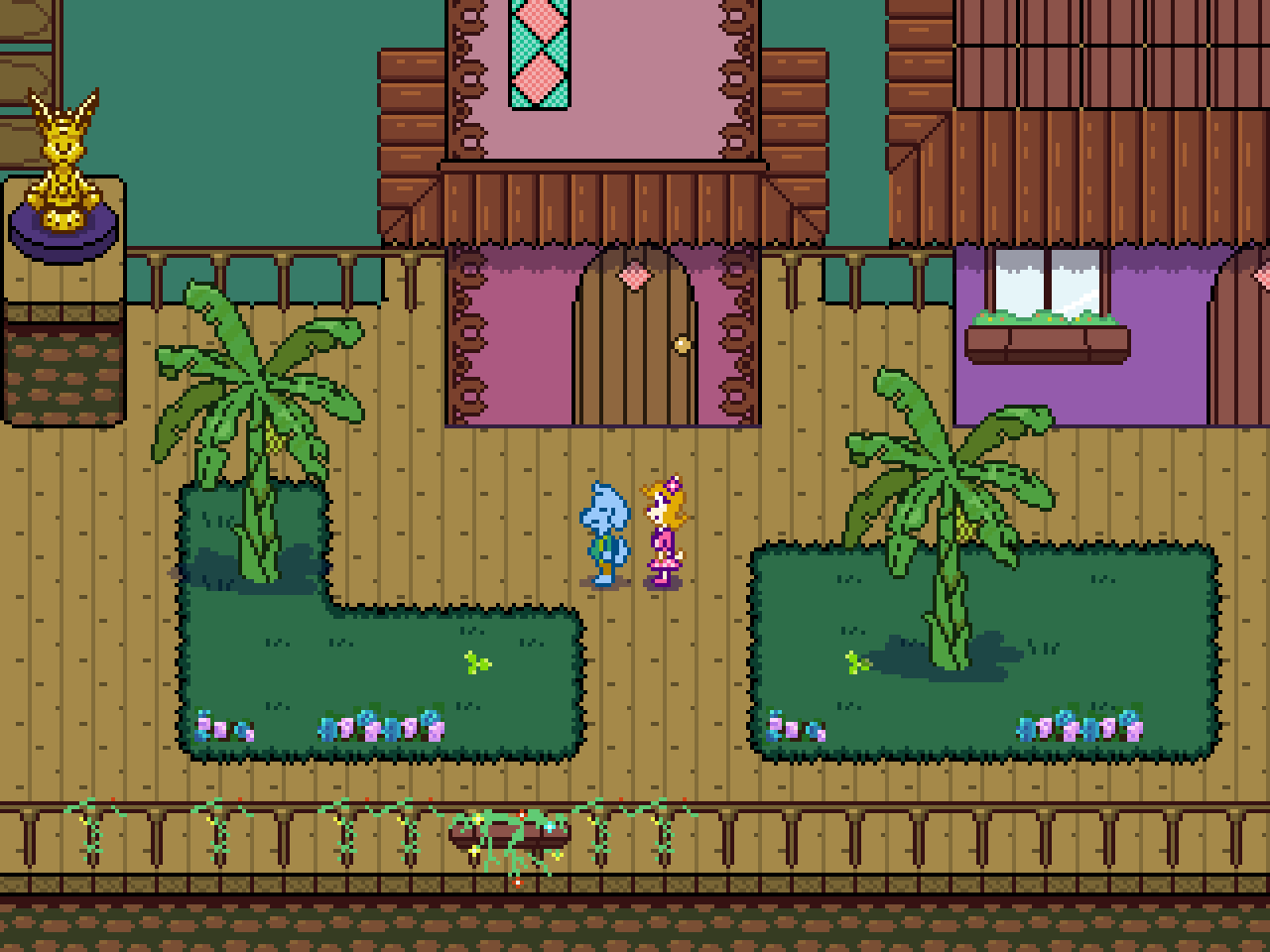 Screenshot of game environment